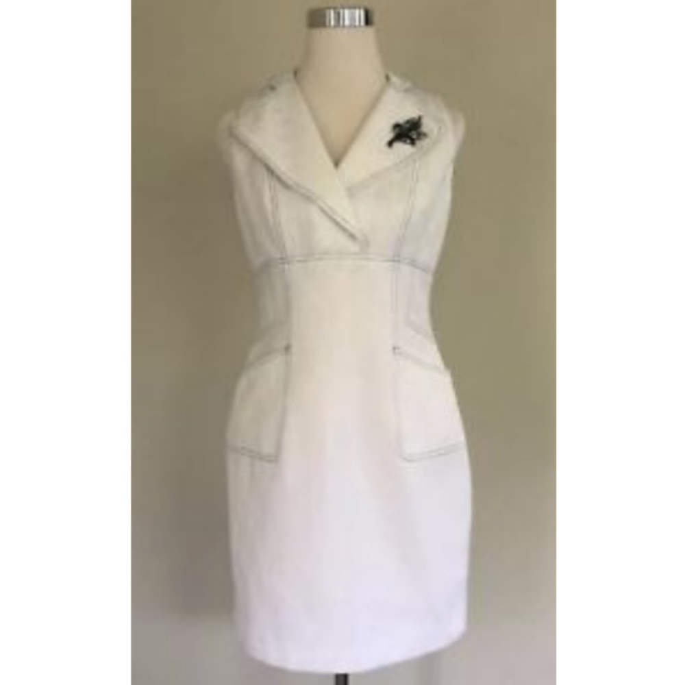 KAY UNGER Sleeveless Sheath Dress